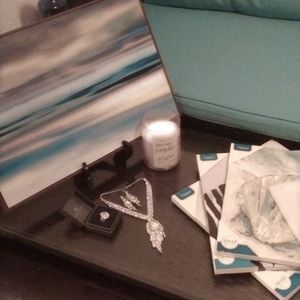 Sterling Silver Yellow Diamond Ring Size 7